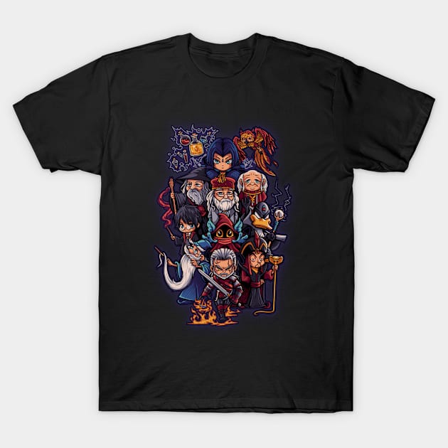 Wizards Party T-Shirt by RedBug01